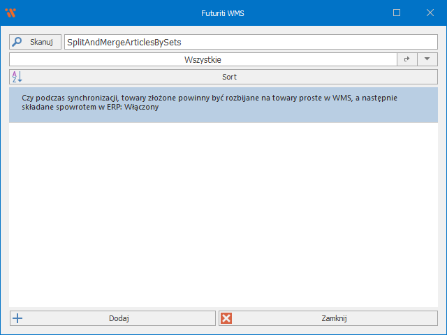 Konfiguracja parametru Connector_SplitAndMergeArticlesBySets